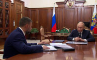 Владимир Путин провёл рабочую встречу с главой Донецкой Народной Республики Денисом Пушилиным